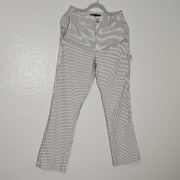 Zara Other - Zara Black and White Striped Chinos